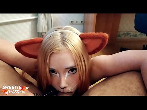 ❤️ Kitsune sluk piel en kom in haar mond Porno by ons ❌